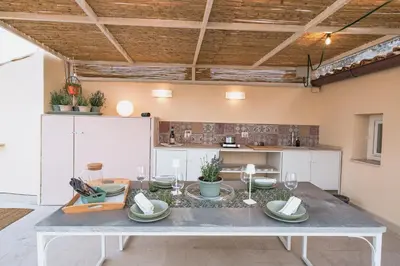Cucina o angolo cottura di Alma Maris Terrazza al Tempio by Bed&Bros