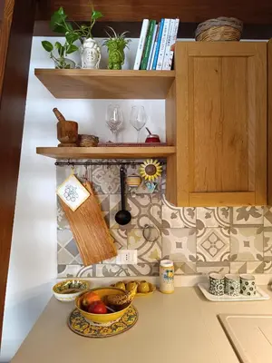 Cucina o angolo cottura di Casetta Santa Venera