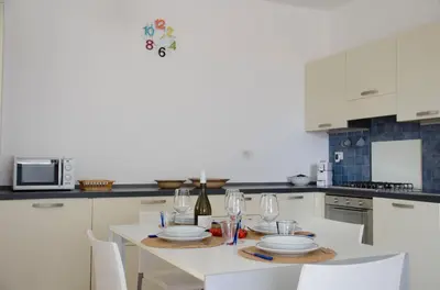 Cucina o angolo cottura di San Lorenzo Blue Apartments - 150m from the Beach