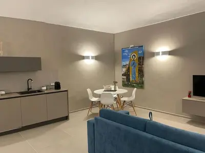 TV o dispositivi per l'intrattenimento presso Esperetusa Holiday House