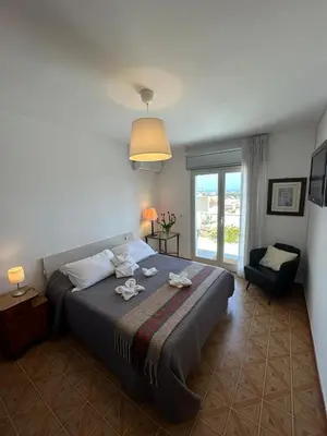 Letto o letti in una camera di 420 rooms