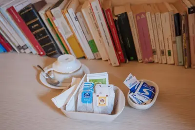 Biblioteca nel bed & breakfast