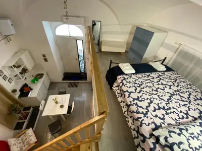 Letto o letti in una camera di Casa di Pina