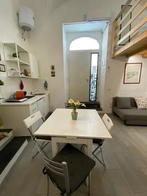 Area soggiorno di Casa di Pina