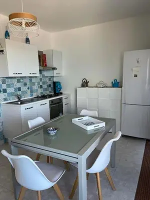 Cucina o angolo cottura di Serenity House 80mq vista mare