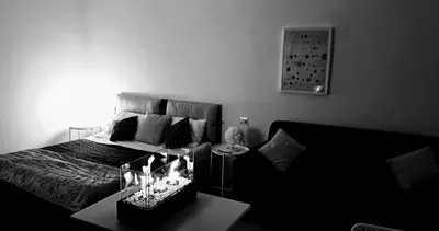 Area soggiorno di Andromeda Loft