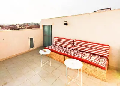 Balcone o terrazza di Attico con terrazzo al centro storico di Catania