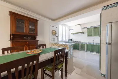 Cucina o angolo cottura di Lovely Family Villa in Modica