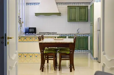 Cucina o angolo cottura di Lovely Family Villa in Modica