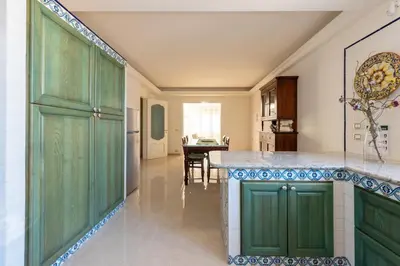 Cucina o angolo cottura di Lovely Family Villa in Modica