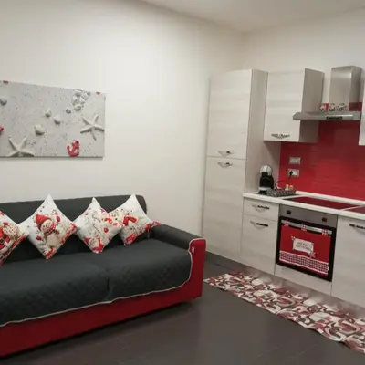 Cucina o angolo cottura di sea view apartment