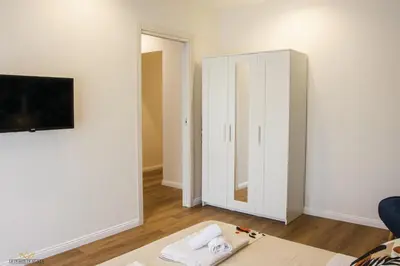 TV o dispositivi per l'intrattenimento presso Appartamento residence privato CATANIA Parcheggio Gratuito