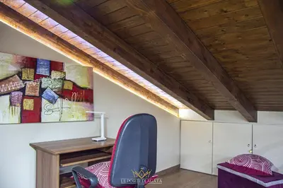 Area soggiorno di Loft appartamento Privato esclusivo residenziale , Parcheggio gratuito , Catania