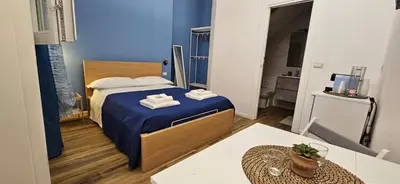 Letto o letti in una camera di CentroCittà Twin