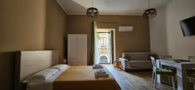 Letto o letti in una camera di CentroCittà Twin