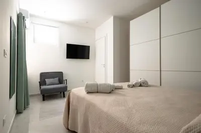 Letto o letti in una camera di Corgiolo Apartments