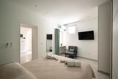 TV o dispositivi per l'intrattenimento presso Corgiolo Apartments