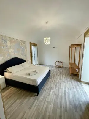 Letto o letti in una camera di Ortyki