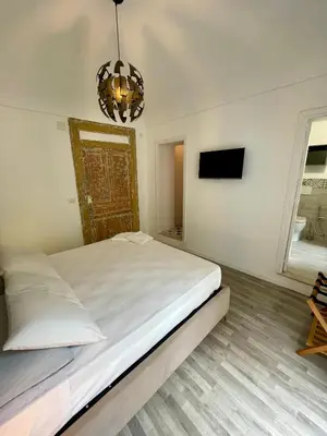 Letto o letti in una camera di Ortyki