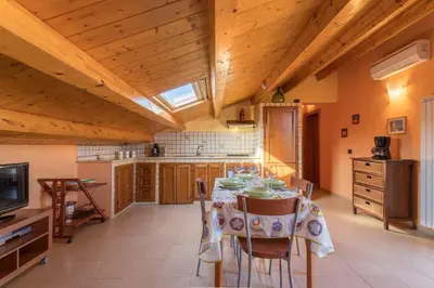 Cucina o angolo cottura di Apartment Eucaliptus sea view