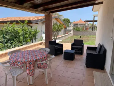 Balcone o terrazza di Villa Baia del Silenzio