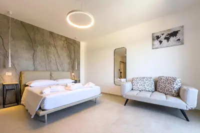 Letto o letti in una camera di Il Crepuscolo Marispica