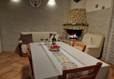 Area soggiorno di Vento del Sud casa vacanze