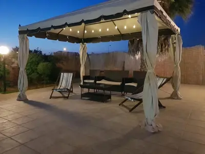 Patio o area all'aperto di Vento del Sud casa vacanze
