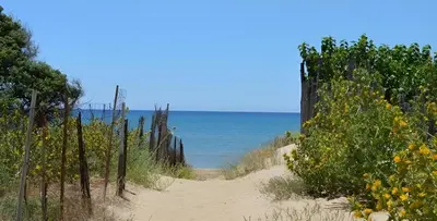 Paesaggio naturale nelle vicinanze della casa vacanze