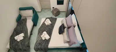 Letto o letti in una camera di Casa Luciuzza