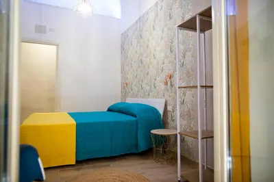 Letto o letti in una camera di Homeby, Casa Tilia