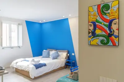 Letto o letti in una camera di Al Palazzetto - I Mori