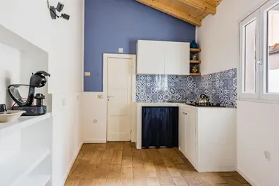 Cucina o angolo cottura di SICILIAN MOOD - Garden House in the city ceter