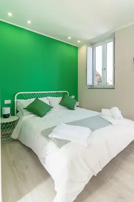 Letto o letti in una camera di Al Palazzetto - I Pupi