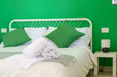 Letto o letti in una camera di Al Palazzetto - I Pupi