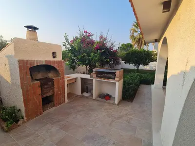 Attrezzature per barbecue disponibili per gli ospiti della villa