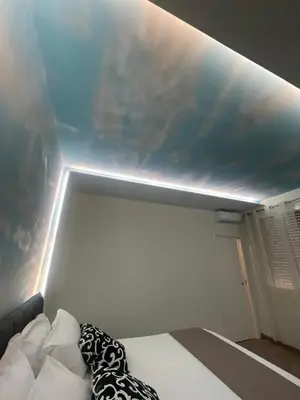 Letto o letti in una camera di Domus Ganata