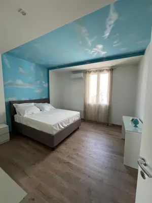 Letto o letti in una camera di Domus Ganata
