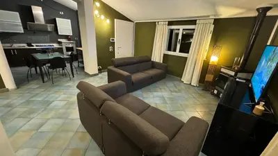 TV o dispositivi per l'intrattenimento presso Moonlight house a 50 mt dal mare Noto Marina