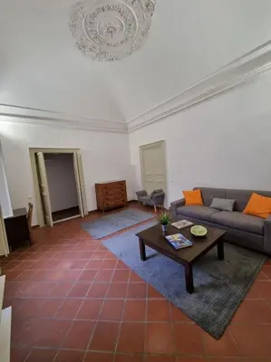 Area soggiorno di palazzo mannino apartments