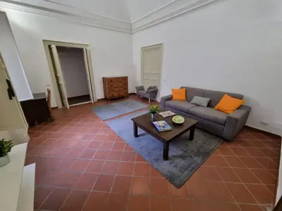 Area soggiorno di palazzo mannino apartments