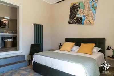 Letto o letti in una camera di Arte Barocco - Panoramic Home in City Center