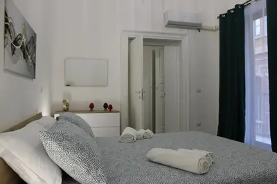 Letto o letti in una camera di Agata Verde