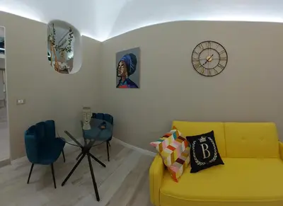 Area soggiorno di Bellini luxury suite
