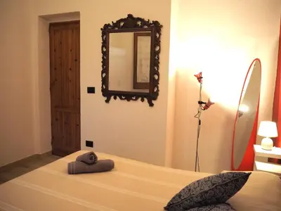Letto o letti in una camera di Villa Chicca