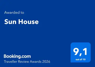 Certificato, attestato, insegna o altro documento esposto da Sun House