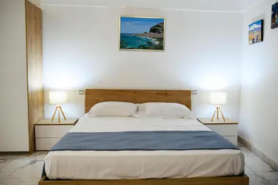 Letto o letti in una camera di Casa di Anita