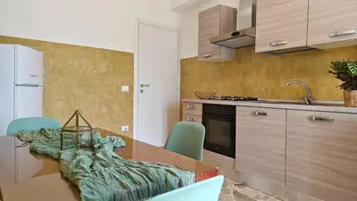 Cucina o angolo cottura di Al Pianotto, appartamento vintage ad Avola, vista Mare