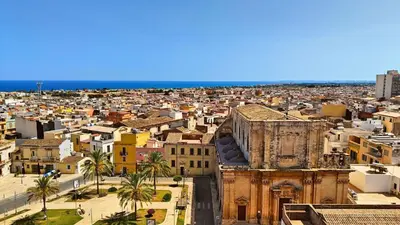 Vista generica su Avola o vista sulla città dall'interno dell'appartamento