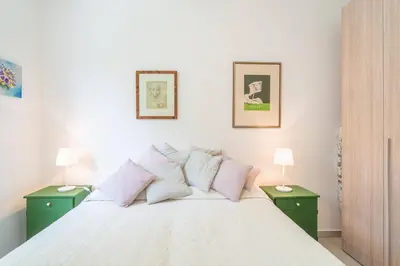 Letto o letti in una camera di Villa Bianca del Mare